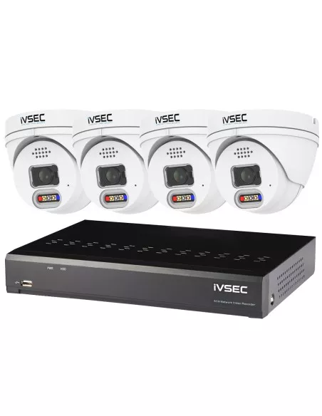 iVSEC 4MP Advanced Deterrent LX-Series 4Ch 2TB LVK-119 iVSEC 4MP Advanced Deterrent LX-Series 4Ch 2TB LVK-119