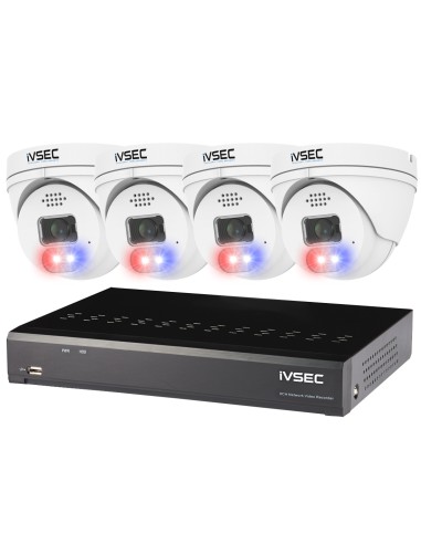 iVSEC 8MP Advanced Deterrent LX-Series 4Ch 2TB LVK-319
