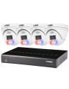 iVSEC 8MP Advanced Deterrent LX-Series 4Ch 2TB NVR 4 IP Camera CCTV Security Kit - LVK-319