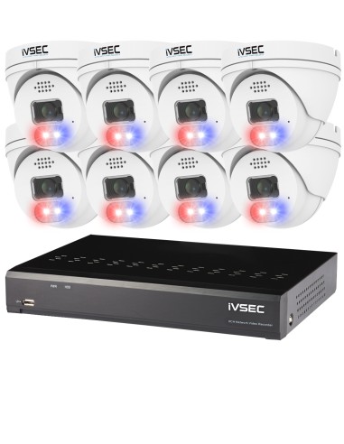 iVSEC 4MP Advanced Deterrent LX-Series 8Ch 2TB LVK-11988