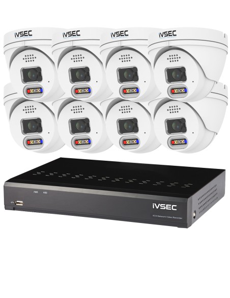 iVSEC 4MP Advanced Deterrent LX-Series 8Ch 2TB LVK-11988