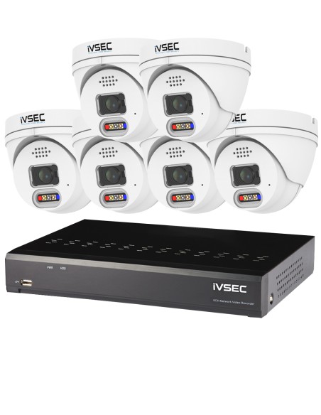 iVSEC 4MP Advanced Deterrent LX-Series 8Ch 2TB LVK-11986 iVSEC 4MP Advanced Deterrent LX-Series 8Ch 2TB LVK-11986