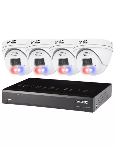 iVSEC 4MP Advanced Deterrent LX-Series 4Ch 2TB LVK-119