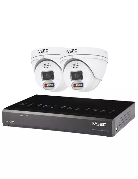 iVSEC 5MP X-Series 8 Channel 2TB NVR 2 IP Camera IVK-2982
