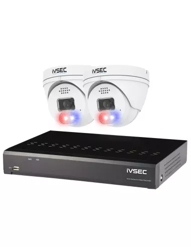 iVSEC 5MP X-Series 8 Channel 2TB NVR 2 IP Camera IVK-2982