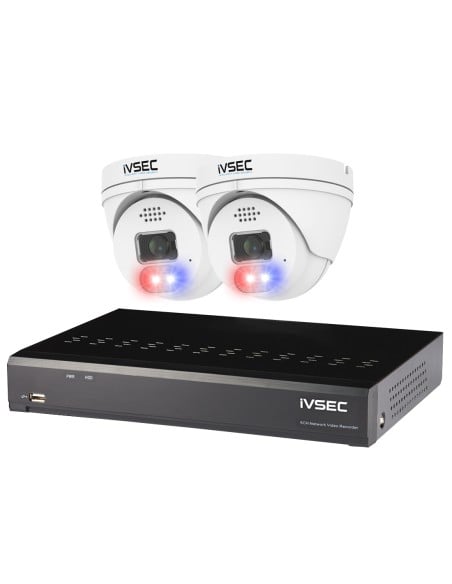 iVSEC 5MP X-Series 8 Channel 2TB NVR 2 IP Camera IVK-2982