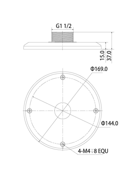 Adapter for Ceiling & Wall Mount Brackets Adapter for Ceiling & Wall Mount Brackets