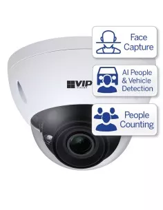 VIP Vision Ultimate AI Series 4.0MP Motorised Vandal Dome - VSIPU-4DIRM-I2 2