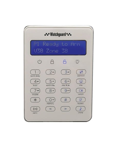 Watchguard Professional 8 Zone Alarm Panel & LCD WGAP864PW2 Watchguard Professional 8 Zone Alarm Panel & LCD WGAP864PW2