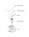 Securview Mobile Series 2MP HD 1080p Fixed HDCVI Twin Dash Camera - VSCVIM-2TT
