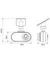 Securview Mobile Series 2MP HD 1080p Fixed HDCVI Twin Dash Camera - VSCVIM-2TT