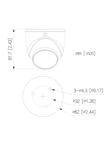 Securview Mobile Series 2MP HD 1080p Fixed HDCVI VSCVIM-2DIR