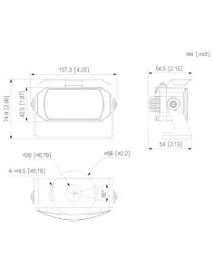 Securview Mobile Series 2MP HD 1080p Fixed HDCVI Bumper VSCVIM-2CIR 2