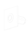 Securview Mobile Series 2MP HD 1080p Fixed HDCVI Flush Mount Bumper Camera - VSCVIM-2BT