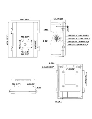 VIP Camera Adapter/Junction Box for Bullet & PTZ VSBKTA143
