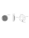 VIP Vision High Fidelity Surveillance Microphone Aluminium - VSAMICB2