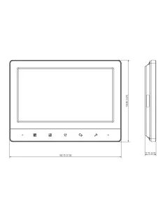 VIP Vision Entry Series Standalone Analogue Intercom - INTKIT-A1-MON 2