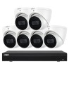 Dahua 5MP 8CH IP NVR 2TB HDD 6x Dome Camera Kit - NYS-K5086W