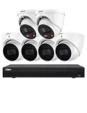 Dahua 8MP 8Ch AI NVR IP 2x 8MP TiOC 4x 8MP Dome Cameras CCTV Kit - DH-8MP8CHAI-KIT