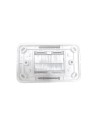 Brush Wall Plate/Bull Nose 2-IN-1 Plate - AC-BWP/BNP-01W-01EACH