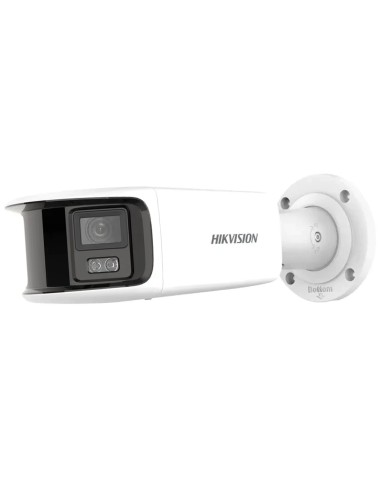 Hikvision Dual Lens 8MP ColorVu 2-Way Audio Panoramic AcuSense LED Light White Bullet Camera - DS-2CD2T87G2P-LSU/SL-4