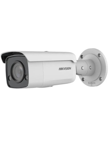 Hikvision 8MP 4K IP ColorVu LED Light AcuSense 4mm Bullet Camera - DS-2CD2T87G2-L-4