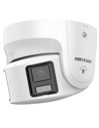Hikvision Dual Lens 8MP ColorVu 2-Way Audio Panoramic AcuSense LED Light White Dome Camera - DS-2CD2387G2P-LSU/SL-4