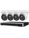 Hikvision 8MP 4K 8Ch 4TB IP NVR 4x ColorVu Turret Cameras - HIKIT-DS-4C8MP8CH