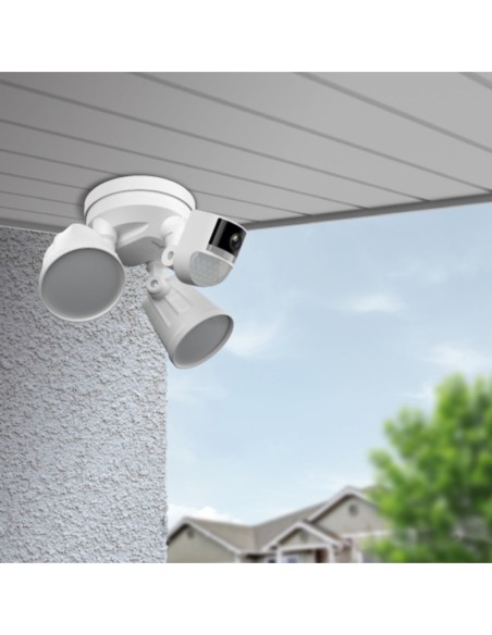 Soffit mounted online security lights