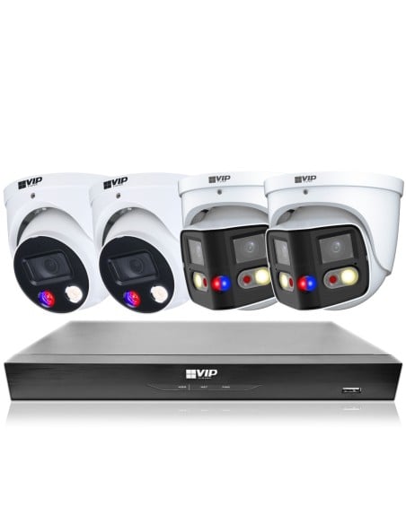 VIP Vision 8MP 8600 Series 8Ch AI IP NVR 2TB 2x NKPRO-88602D2DD