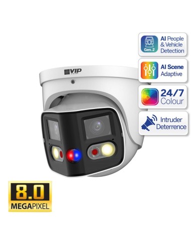 VIP Vision 8MP 8600 Series 16Ch AI IP NVR 4TB 8x NKPRO-168608D8DD