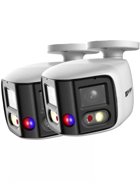 VIP Vision 2-Pack Professional AI 8MP 4K UHD 180° VSIPP-8BD-ID3-2PK