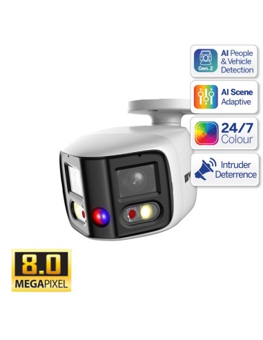 VIP Vision 4-Pack Professional AI 8MP 4K UHD 180° VSIPP-8BD-ID3-4PK