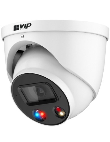 VIP Vision 8MP 4K Professional AI Series Fixed Deterrence Dome Camera - VSIPP-8DG-ID3