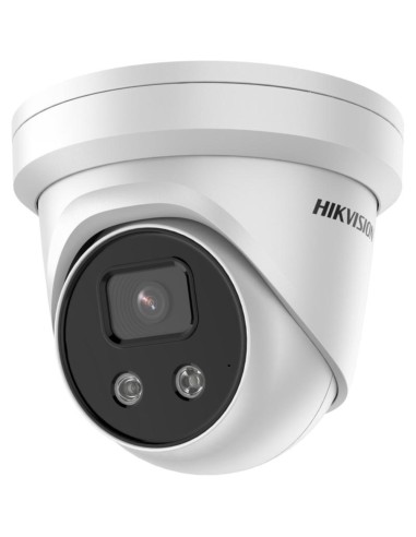 Hikvision AcuSense 8MP Gen 2 IR Fixed Turret Network Camera with Built-in Microphone 2.8mm Lens - DS-2CD2386G2-IU2