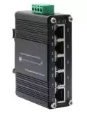 Network Switch 4-Port PoE+ Input 12~48VDC Industrial Gigabit Ethernet - IF-104PU12/48