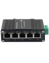 Network Switch 4-Port PoE+ Input 12~48VDC Industrial Gigabit Ethernet - IF-104PU12/48