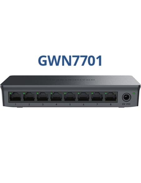 Grandstream Unmanaged Network Switch 8 X Gige - GR-GWN7701