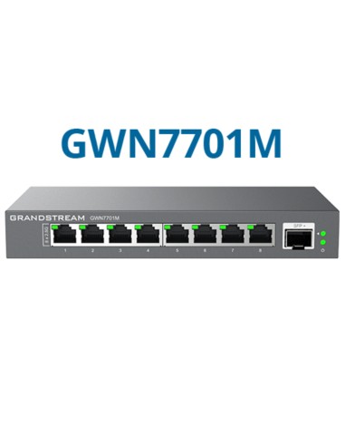 Grandstream Unmanaged 2.5 Multi-Gigabit Switch, 8 GR-GWN7701M