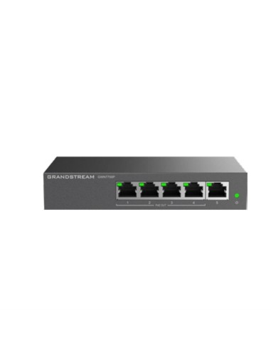 Grandstream Unmanaged Network Switch, 5 X Gige (4 X Poe) - GR-GWN7700P