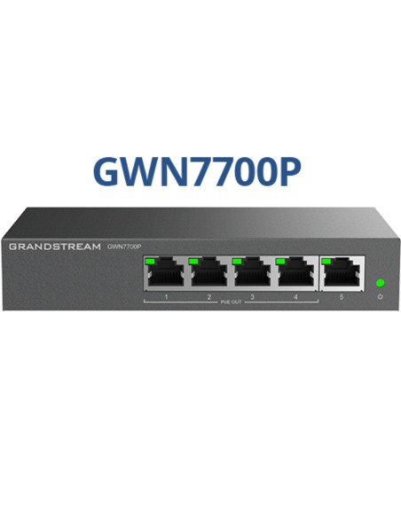 Grandstream Unmanaged Network Switch, 5 X Gige (4 GR-GWN7700P