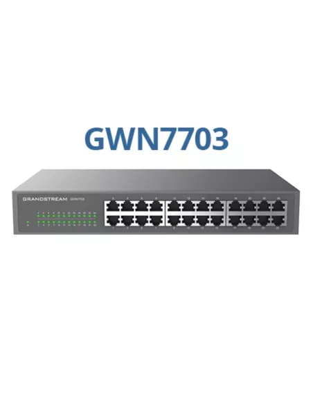 Grandstream Unmanaged Network Switch 24 x Gige - GR-GWN7703