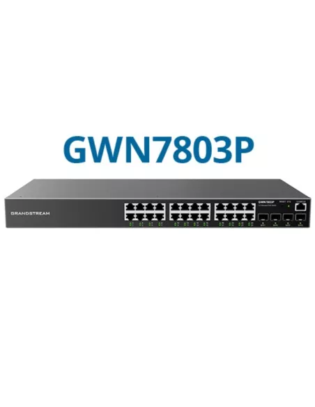 Grandstream Enterprise Layer 2+ Managed PoE GR-GWN7803P Grandstream Enterprise Layer 2+ Managed PoE GR-GWN7803P