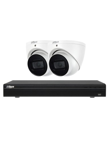 Dahua 6MP IP HD 50M IR Wizsense Dome Camera 4CH NVR CCTV Kit - NYS-K6042W