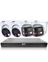 VIP Vision 8MP 8600 Series 8Ch AI IP NVR 2TB 2x ID4 & 2x 180° SMD+ Dome Cameras (8x4) - NKPRO-88602D2DD