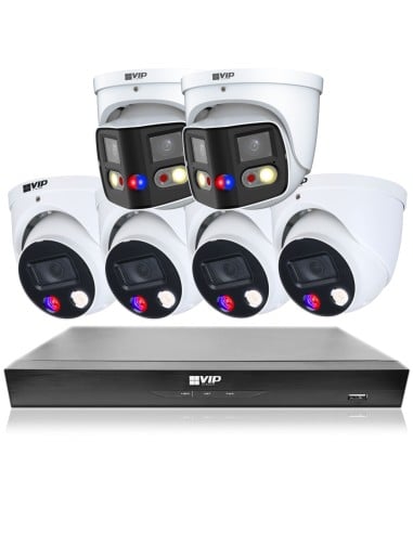 VIP Vision 8MP 8600 Series 8Ch AI IP NVR 2TB 4x NKPRO-88604D2DD