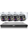 VIP Vision 8MP 8600 Series 8Ch AI IP NVR 2TB 4x 180° SMD+ Dome Cameras (8x4) - NKPRO-886804DD