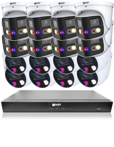 VIP Vision 8MP 8600 Series 16Ch AI IP NVR 4TB 8x NKPRO-168608D8DD