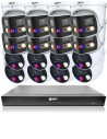 VIP Vision 8MP 8600 Series 16Ch AI IP NVR 4TB 8x ID3 & 8x 180° SMD+ Dome Cameras (16x16) - NKPRO-168608D8DD