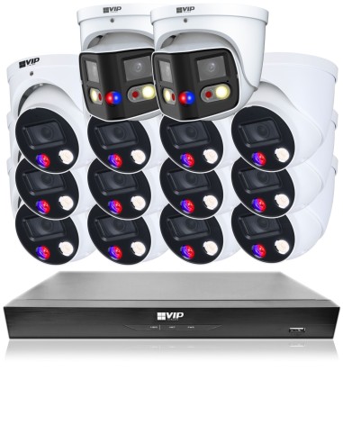 VIP Vision 8MP 8600 Series 16Ch AI IP NVR 4TB 12x NKPRO-1686012D2DD